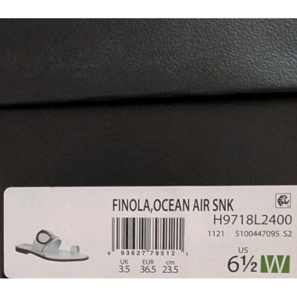 Naturalizer Finola Slide Sandals Dressy Baby Blue Women's Size 6.5 - Picture 8 of 8